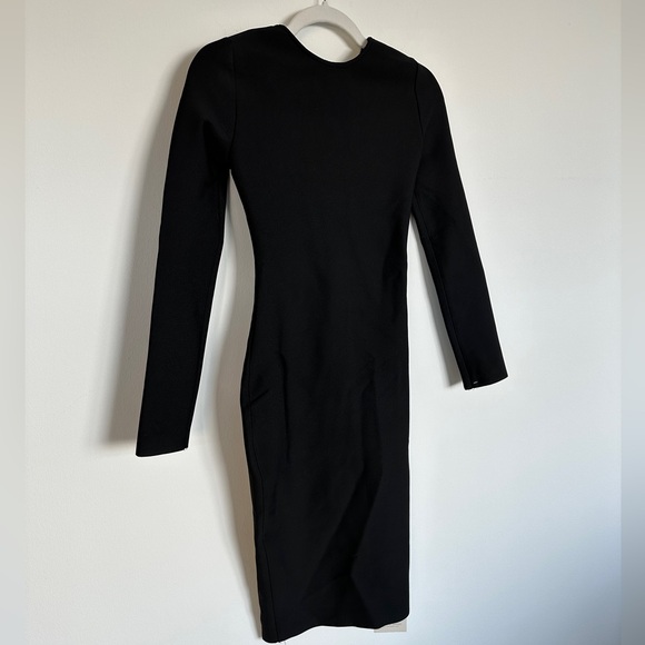 Mew Mews Nina Plunge Reversible Bandage Midi Dress In Black | Size XS NWT - Picture 10 of 15